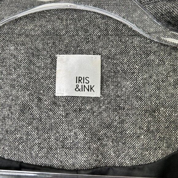 Iris and Ink Wool Blazer Jacket Womens Size 14 Business Casual Office Revolve - Picture 5 of 13